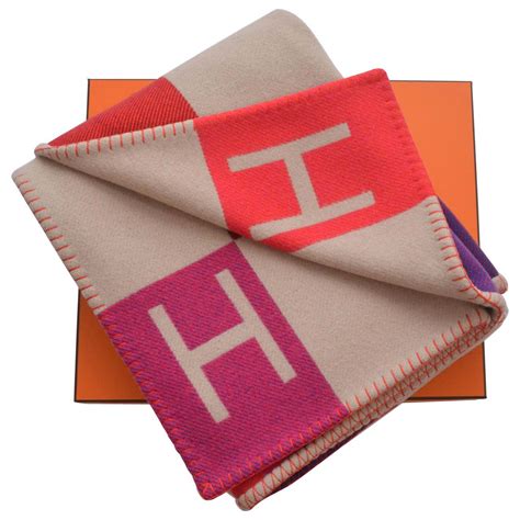 pink hermes blanket|hermes avalon blanket discontinued.